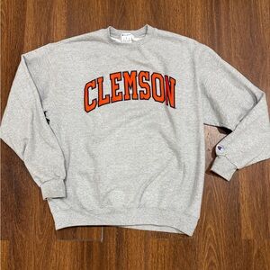 Champion Clemson Gray Sweatshirt